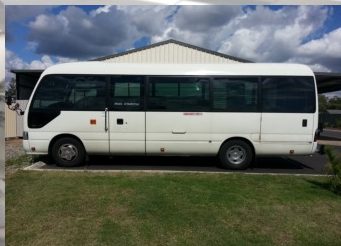 The We Care centre bus